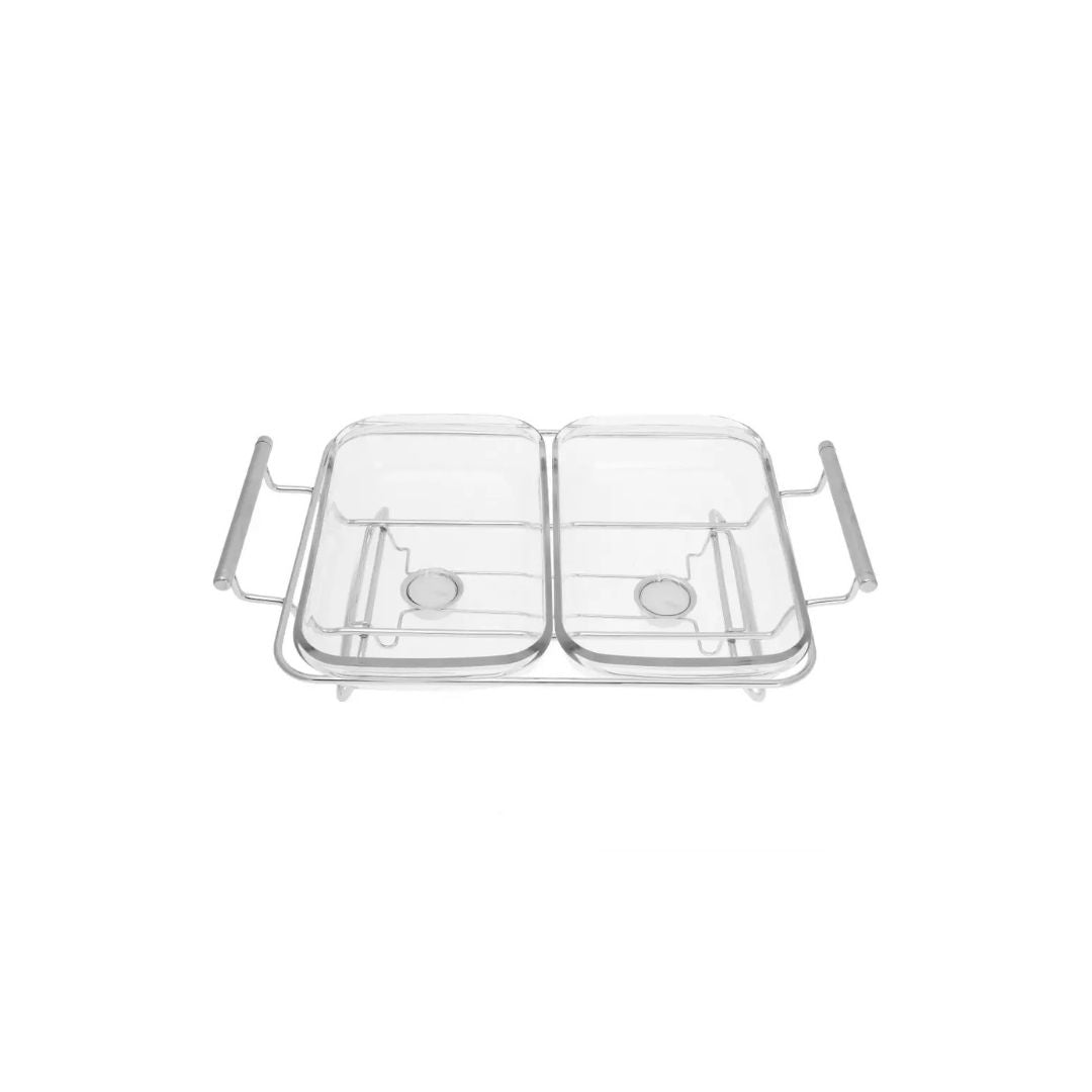 Sabinex Rectangular Food Warmer 2X1.5L