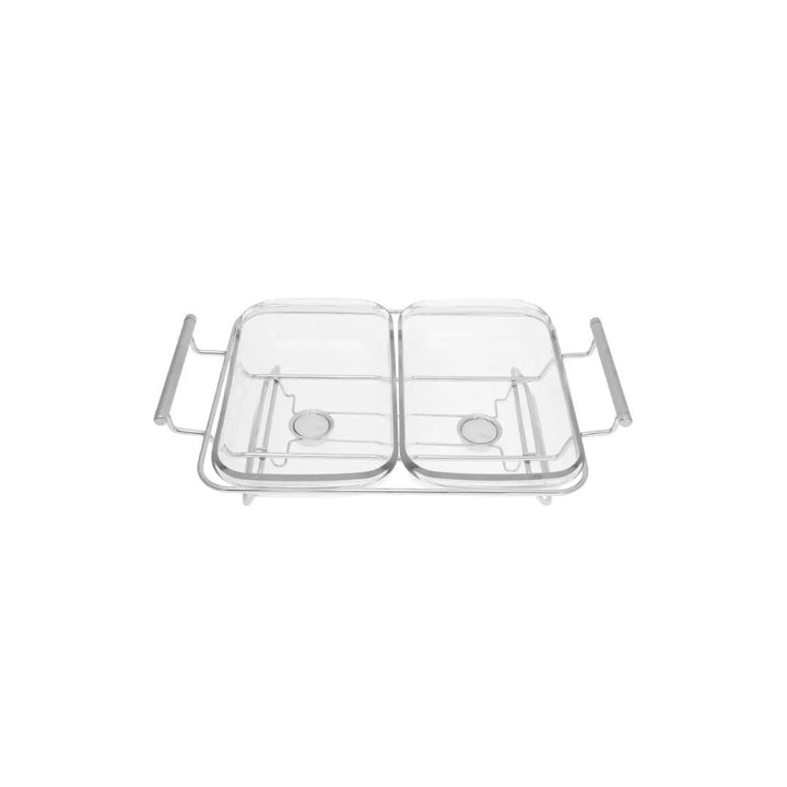 Sabinex Rectangular Food Warmer 2X1.5L