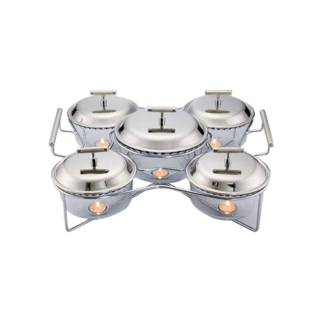 Sabinex Round Food Warmer 4pcs