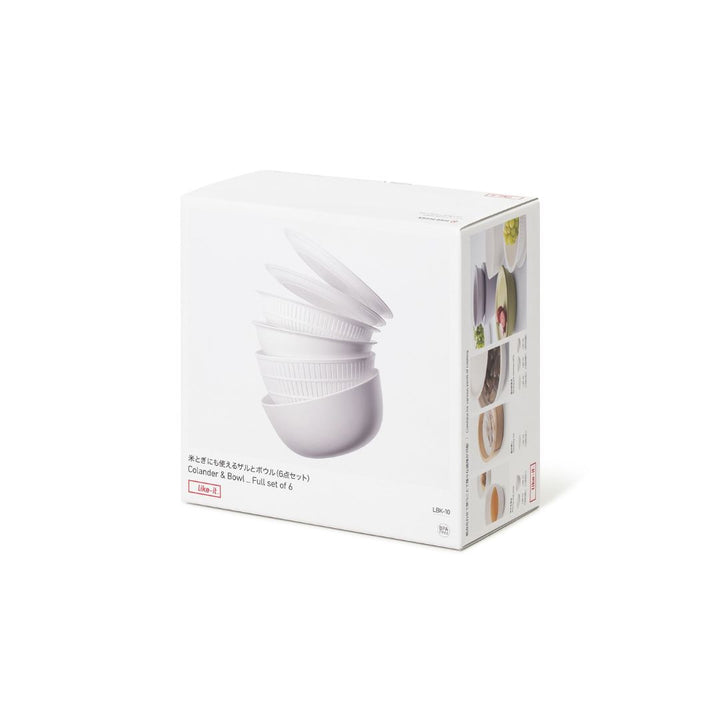 Like-it Colander and Bowl 6pcs Set
