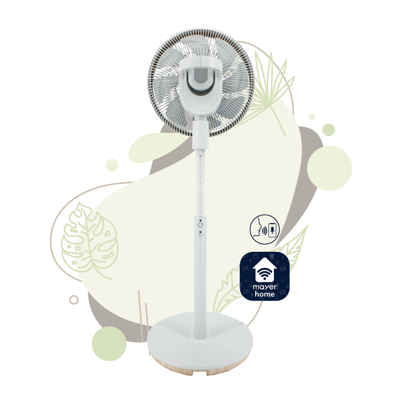 Greenleaf III - 14” DC High Velocity Stand Fan with WIFI & Remote MHV1424DRW-G - image 4