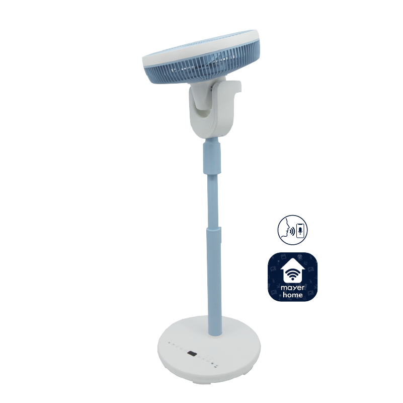 Summer Breeze by Mistral 12" DC High Velocity Stand Fan with Wi-Fi & Remote MHV9812DRW Sky Blue - image 2