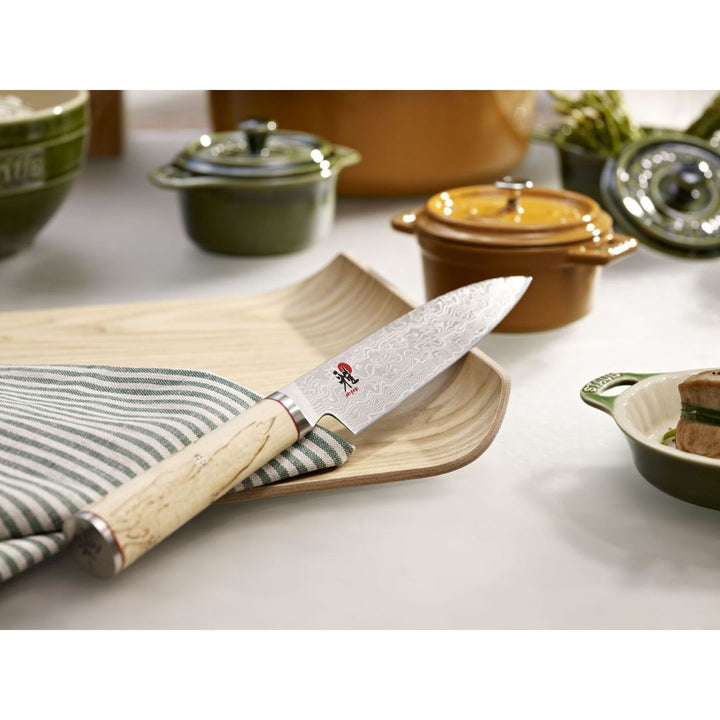 Miyabi 5000MCD-B Birchwood Damascus Shotoh Knife