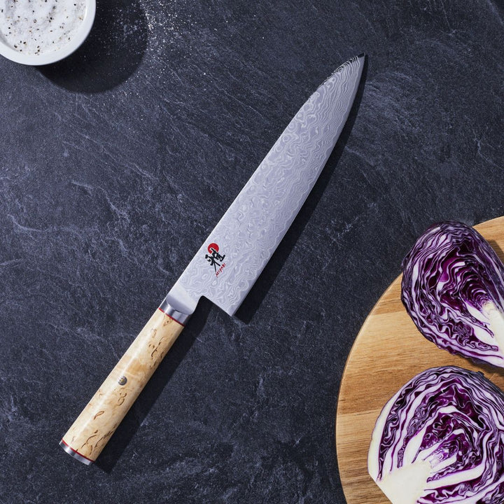 Miyabi 5000MCD-B 16 Birchwood Damascus Gyutoh Knife