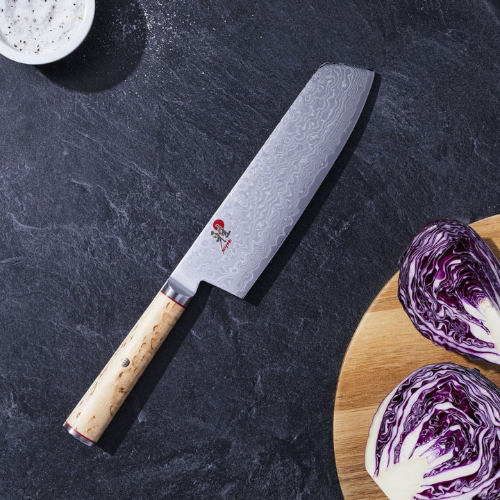 Miyabi 5000MCD 17cm Birchwood Damascus Nakiri Knife