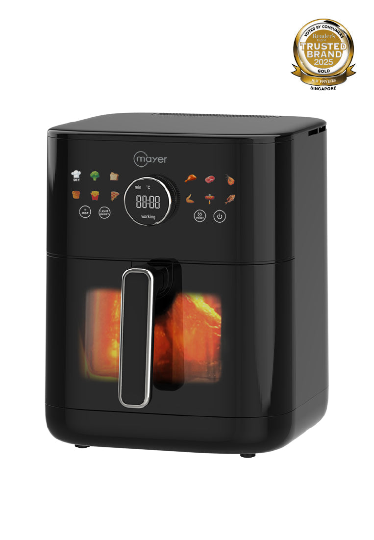 Mayer CrispPRO 6L Double Heating Air Fryer with Mist