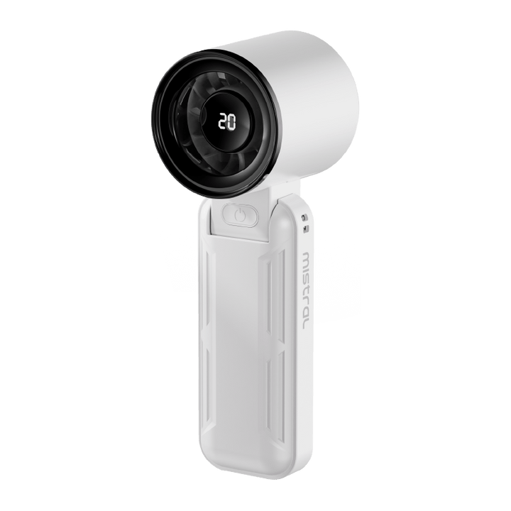 Mistral AirZee Lite - High Speed Foldable USB Fan Blue / Cream White MRF108 - White - image 3