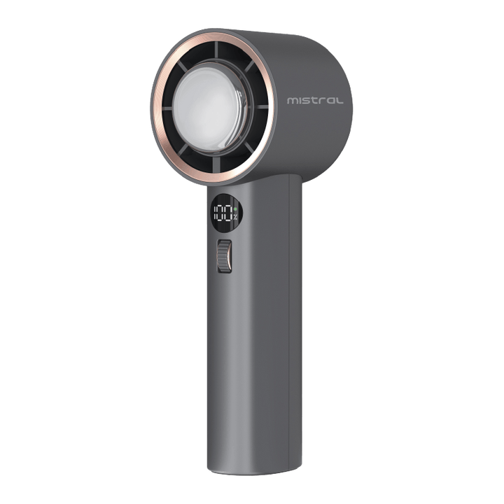 Mistral AirZee Pro - High Speed Turbo USB Fan with Cooling Conductor Black Grey MRF208