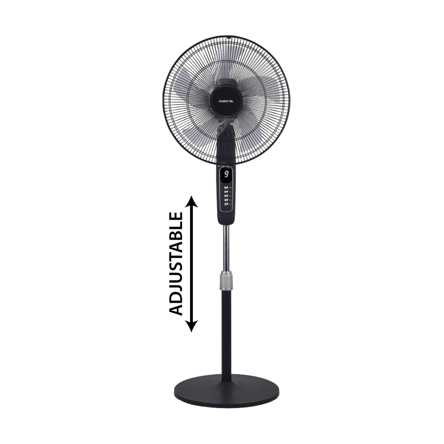 Mistral 16" DC Stand Fan with Remote MSF1666DR - Black