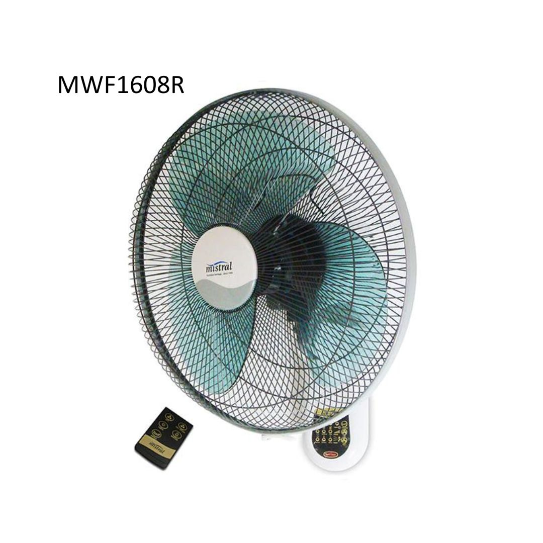 Mistral 16" Wall Fan With Remote Control