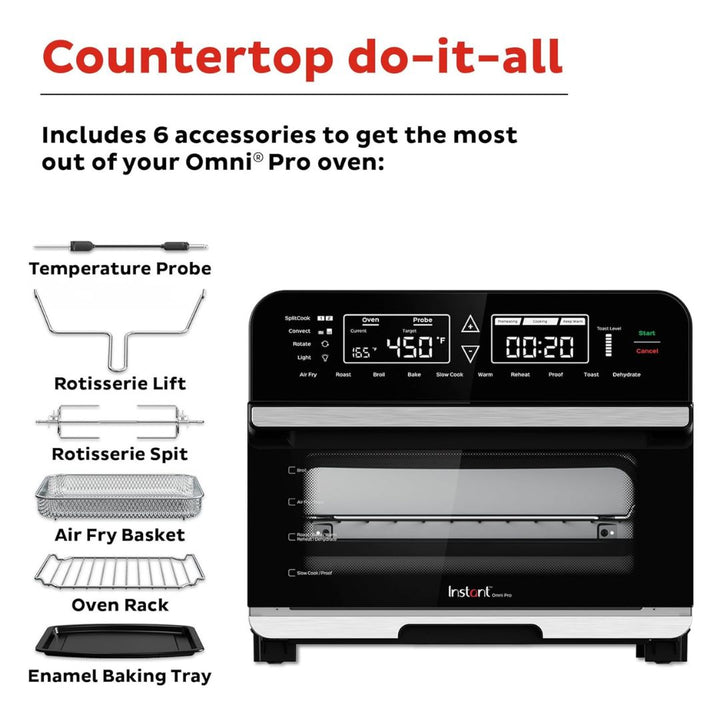 Instant Pot Instant Omni Pro Air Fryer Toaster Oven 18L