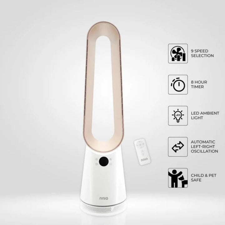 NNIO Oura BLDC Moodlight Bladeless Fan
With Remote