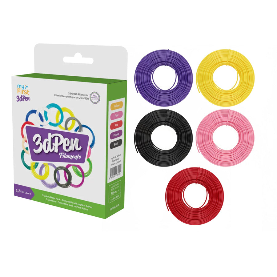 myFirst 3dPen Filaments Warm Color 5 pack - image 2