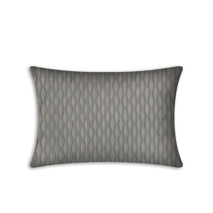 Rapee Pleats Velvet Foil Solid Oblong Cover
