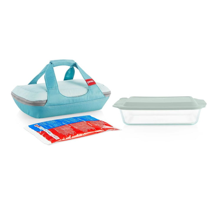 Pyrex 4.7L Portable Deep Dish & Insulated Bag Set