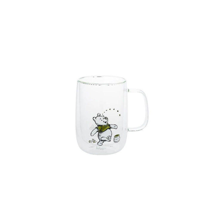 Pyrex x Disney Set Of 3 Carafe & Double Wall Mug with Handle Set - Pooh Forest Holiday