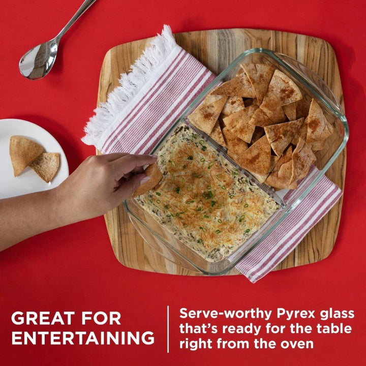 Pyrex Classic 2.6L Divided Glass Bakeware