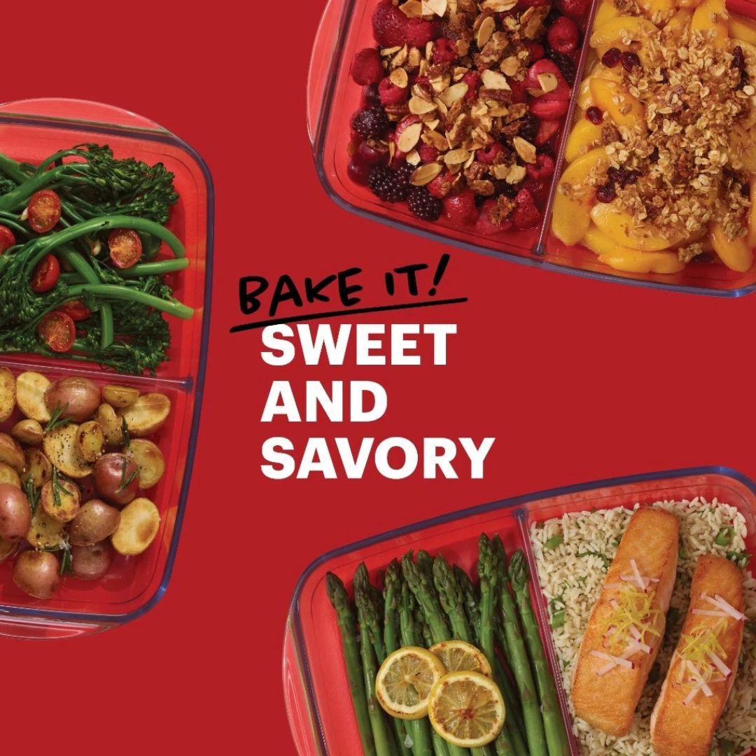Pyrex Classic 2.6L Divided Glass Bakeware