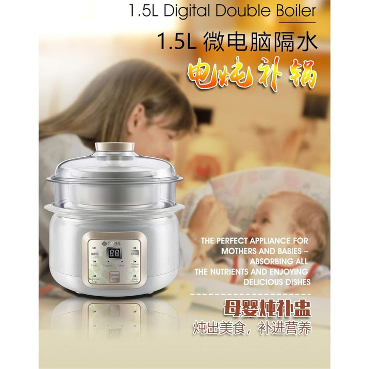 Sona 1.5L Digital Double Boiler