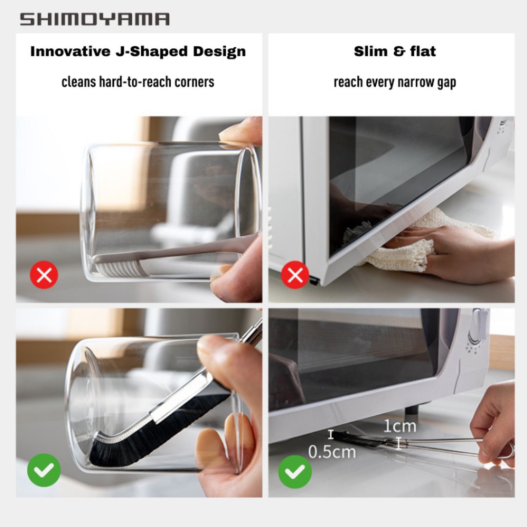 Shimoyama Stainless Steel Nylon Multifunctional Brush