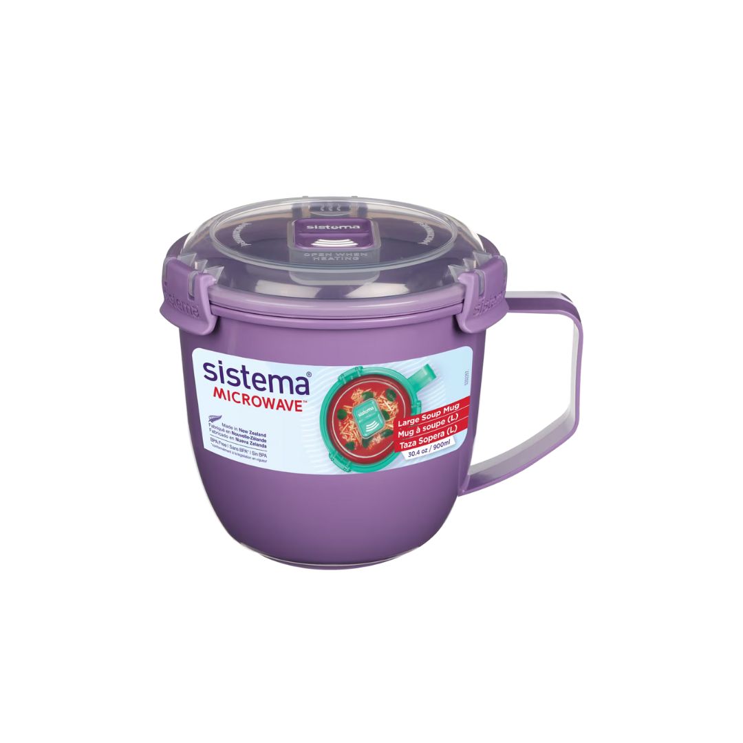 SISTEMA 900ml Microwavable Soup Mug