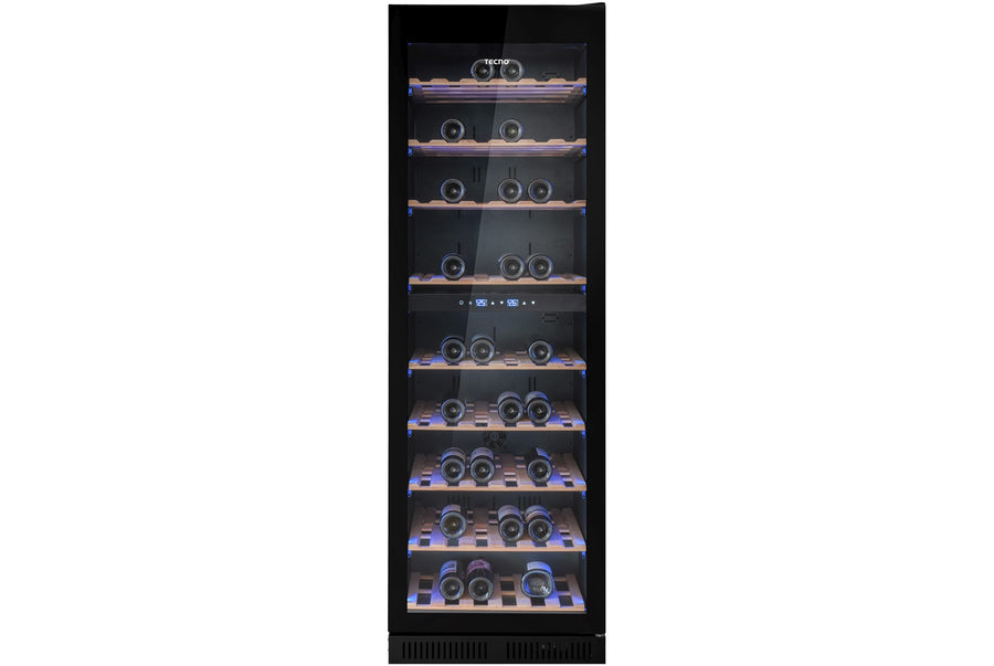 Wine Chiller — New Black — 380L, 171 Btls (750ml), 5 ~ 20°C; Dual Temp Zone, Digital Control, Anti UV Door