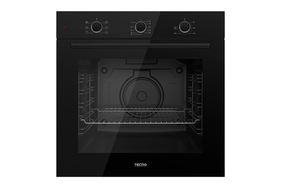 Built-In Oven — Full Black — 80L, 6 Functions, 13Amp