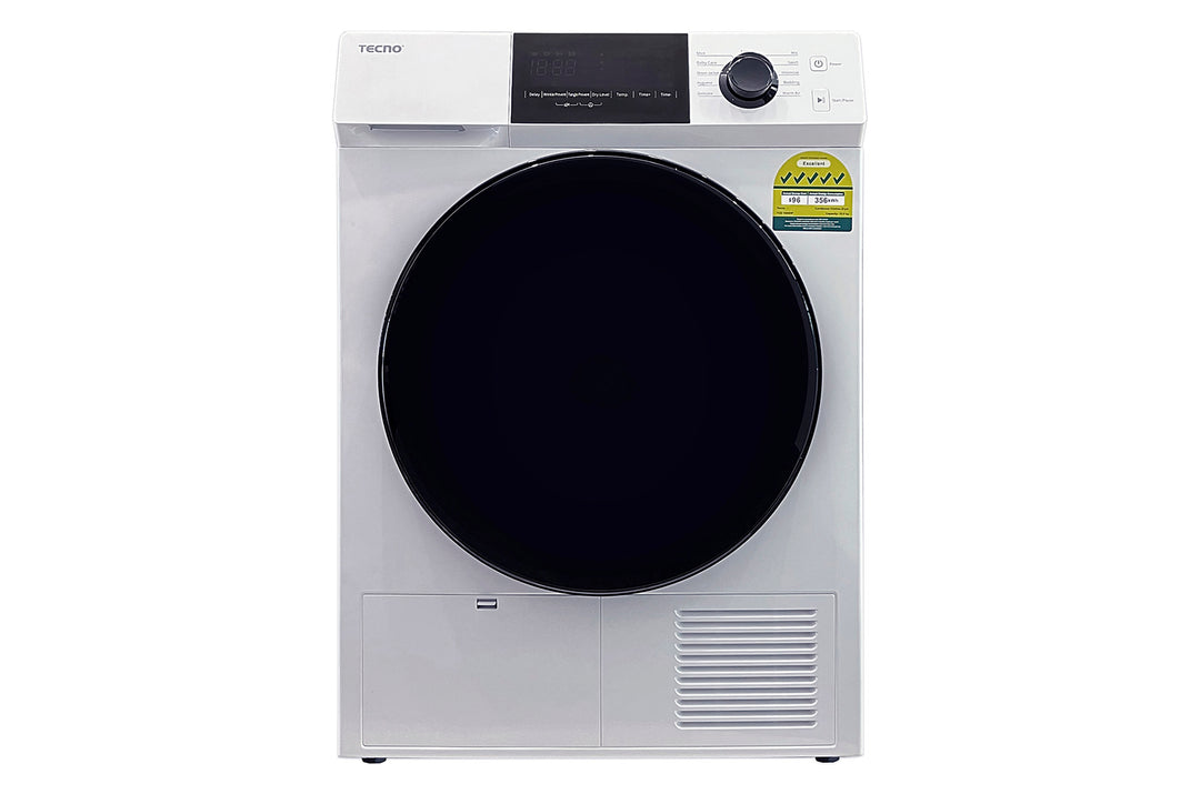 Heat Pump Dryer — White — 10.0 kg, Energy Efficiency Class: 5 ticks