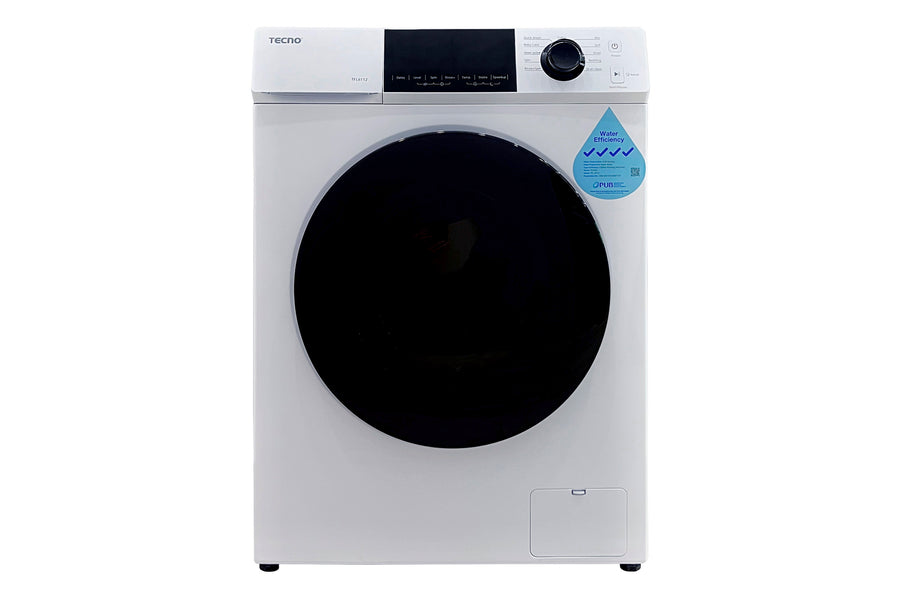 Washer — White — 8.5 kg; Temp: Cold, 20, 30, 40, 60, 90°C