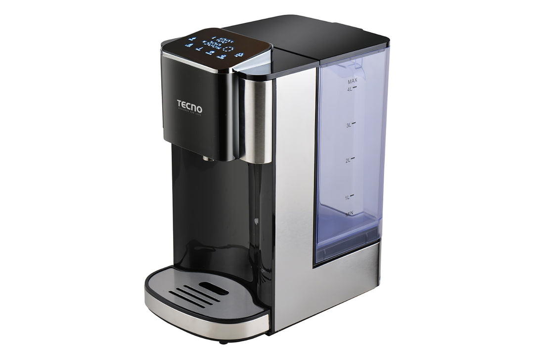 Hot Water Dispenser — Black w/ Silver Trim — 4.0L, STRIX Filter; Temp: Room, 40, 45, 55, 65, 75, 85, 100°C