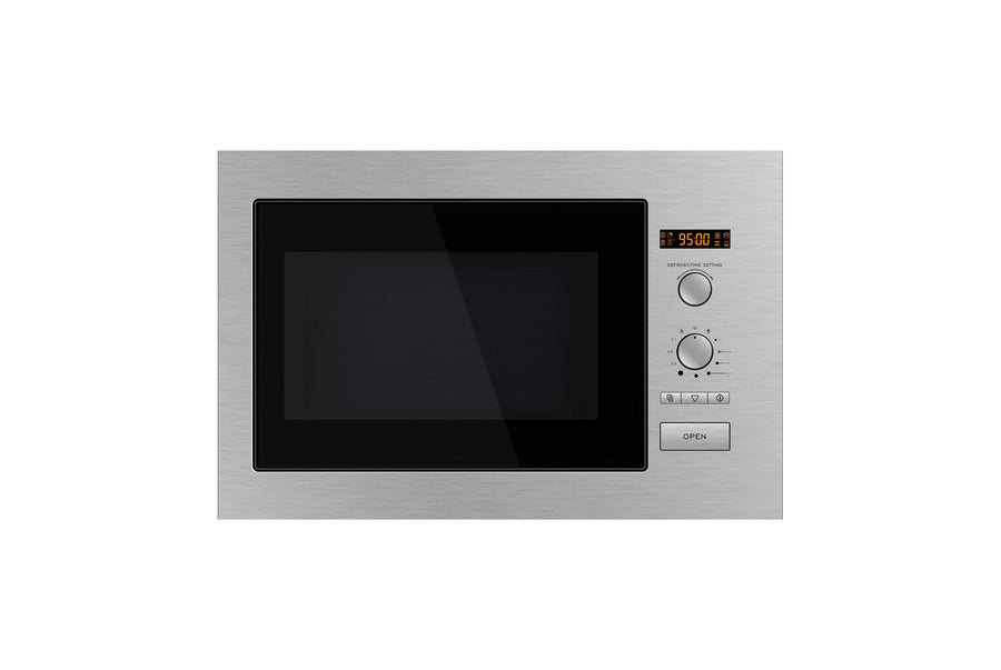 Built-in Microwave Oven with Grill — Stainless Steel — 25L, 900W Microwave, 1200W Grill, 13Amp
