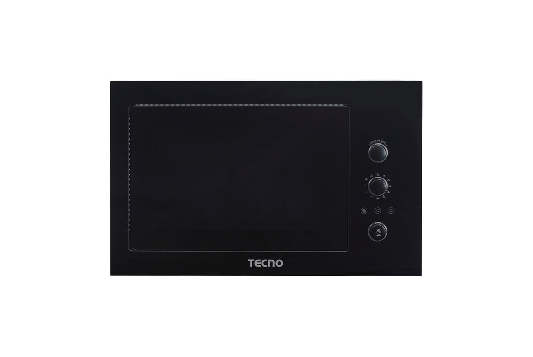 Built-in Microwave Oven with Grill — Full Black — 25L, 900W Microwave, 1200W Grill, 13Amp