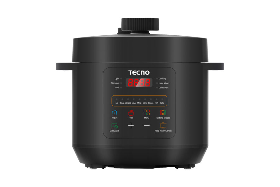 Pressure Cooker — Black — 6L, 11 Functions, 1000-1200W