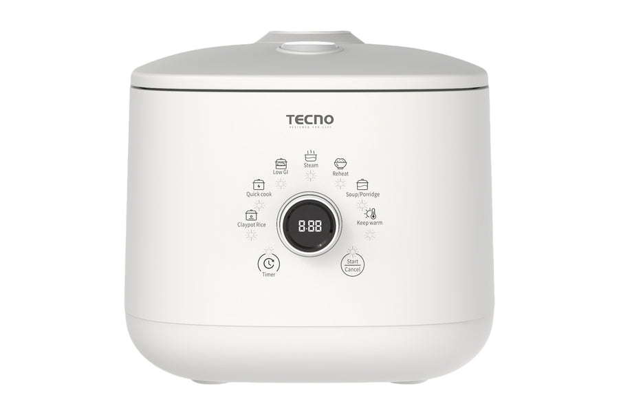 Rice Cooker — Almond — 1.2L, 605W, Smart Rice cooker, Low Sugar rice function and 7 more selections