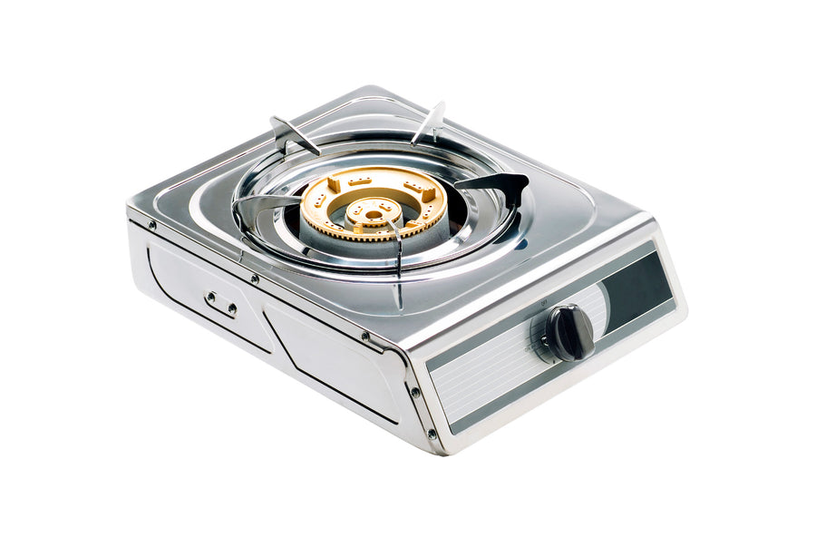 Table Top Stove — Stainless Steel — Gloss Finish, V.V.S; 1 Burner (1x Big)