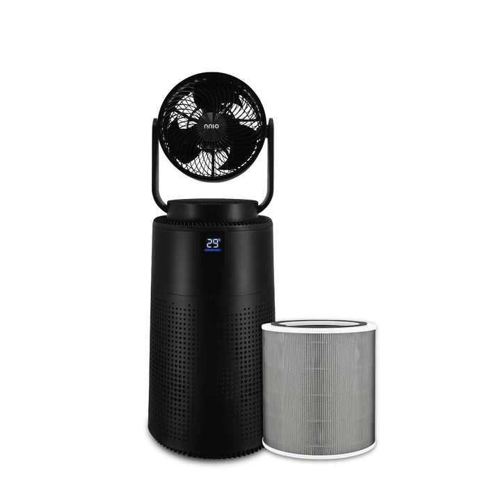 NNIO Twopro 2-In-1 9" BLDC Motor 3D Osc Air Circulator