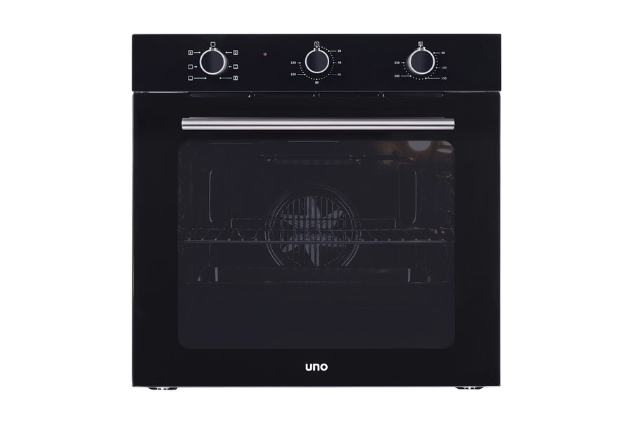 Built-In Oven — Full Black — 75L, 6 Functions, 13Amp