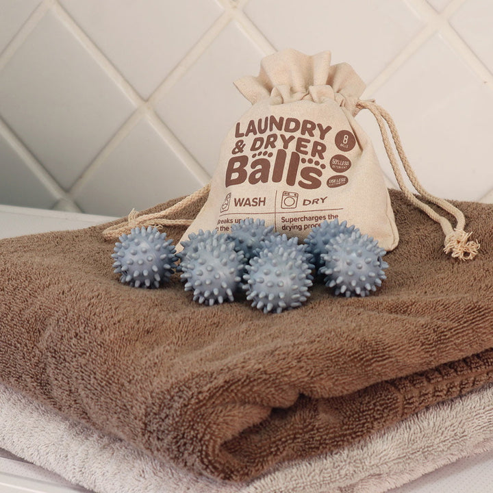 White Magic Eco Basics Laundry And Dryer Balls 8pcs