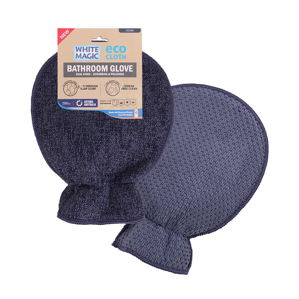White Magic Eco Cloth Bathroom Glove