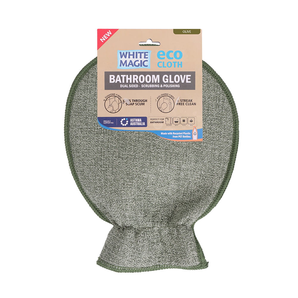 White Magic Eco Cloth Bathroom Glove