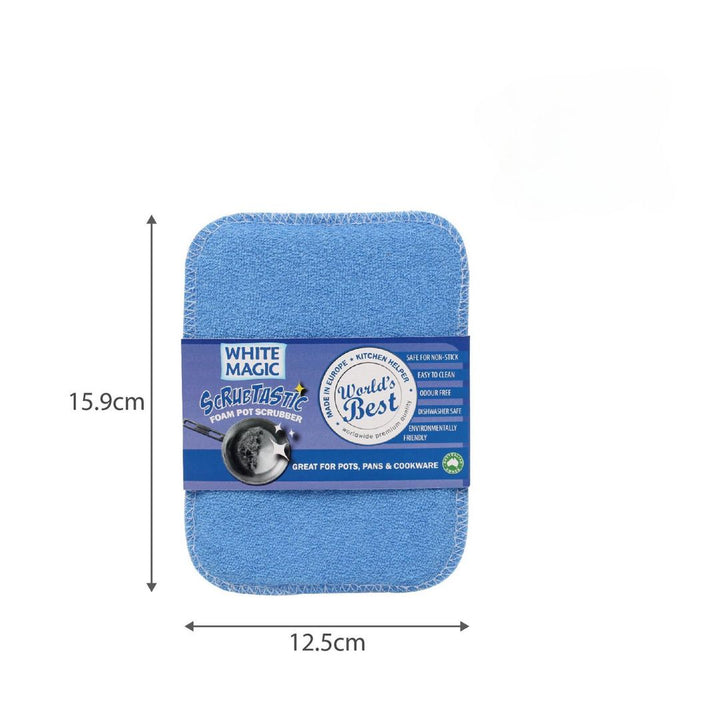 White Magic Scrubtastic Foam Pot Scrubber