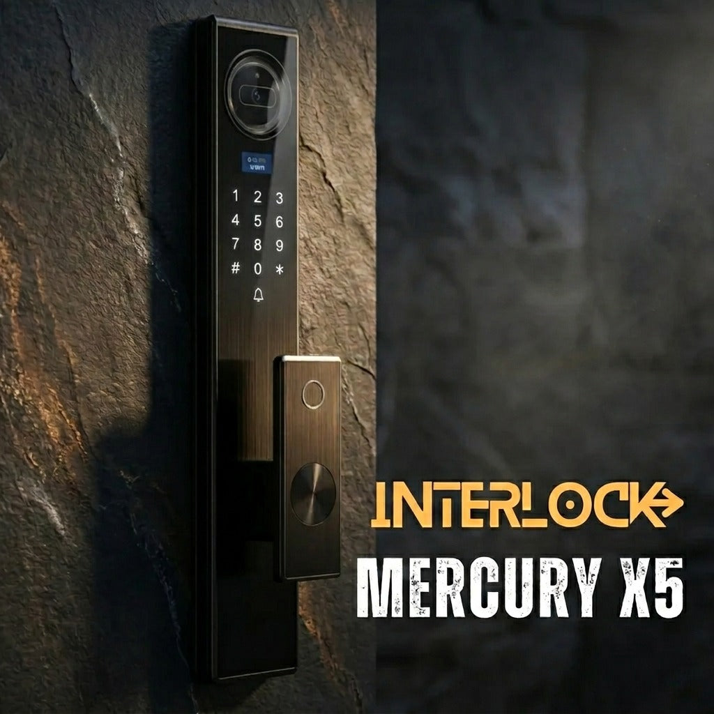 Interlock Mercury X5 Digital Door Lock with Palm Vein Recognition