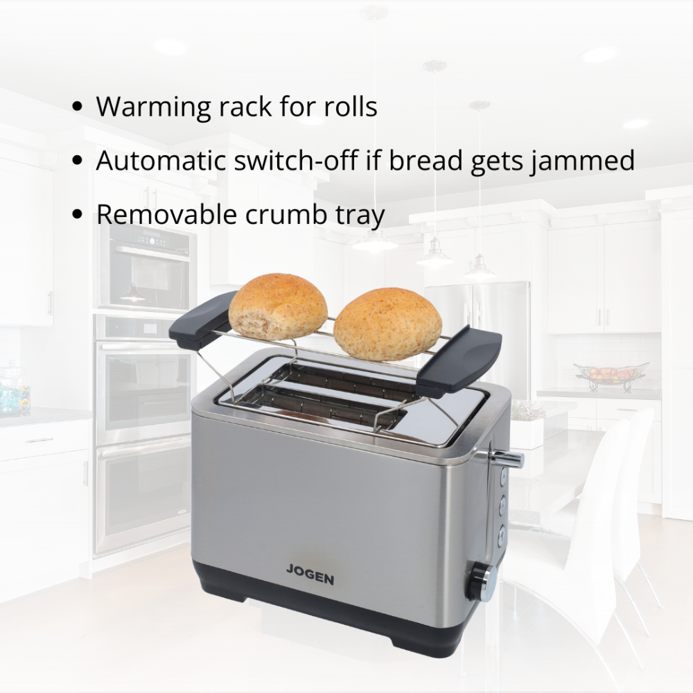 JOGEN BT 2215 Two Slot Automatic Bread Toaster 1000W - image 5