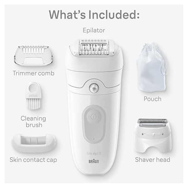 Braun 5041 Silk-Epil 5 Wet & Dry Epilator - image 7