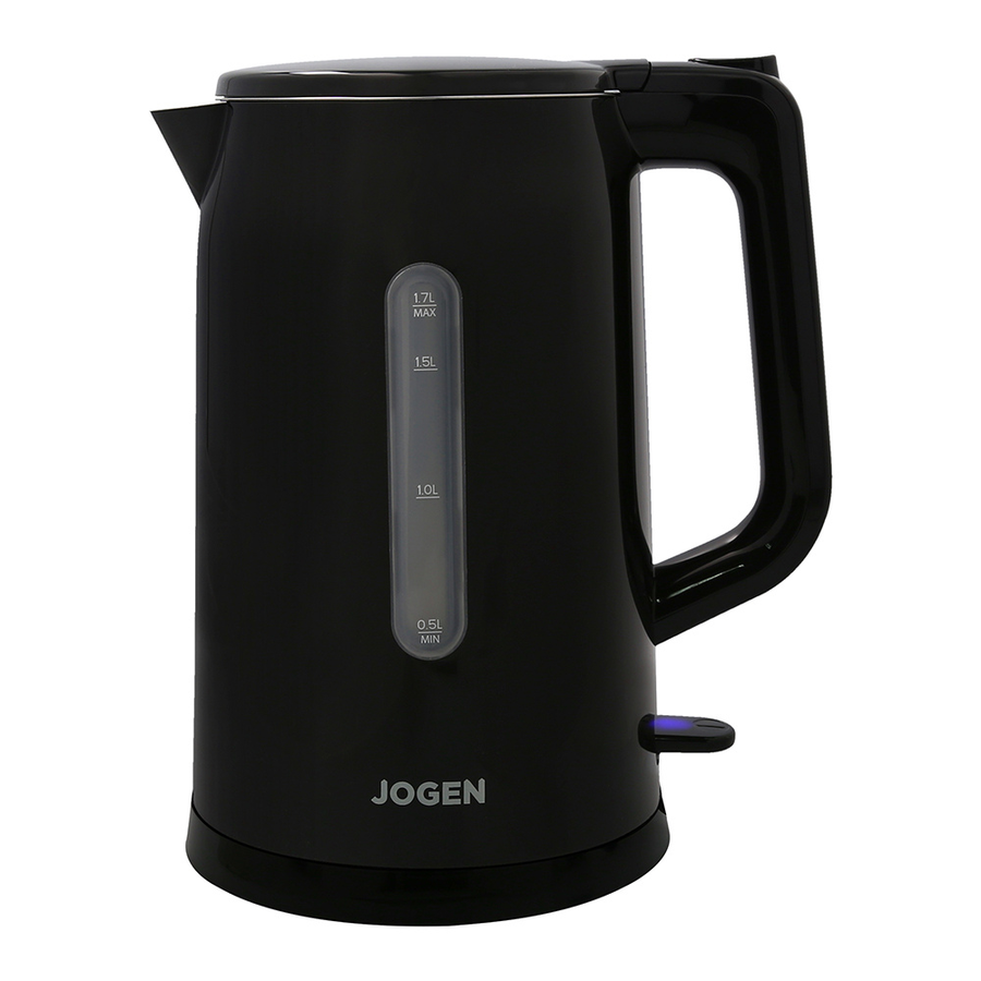 JOGEN KE 3112 Double Wall Kettle 1.7L 1800W (Black)