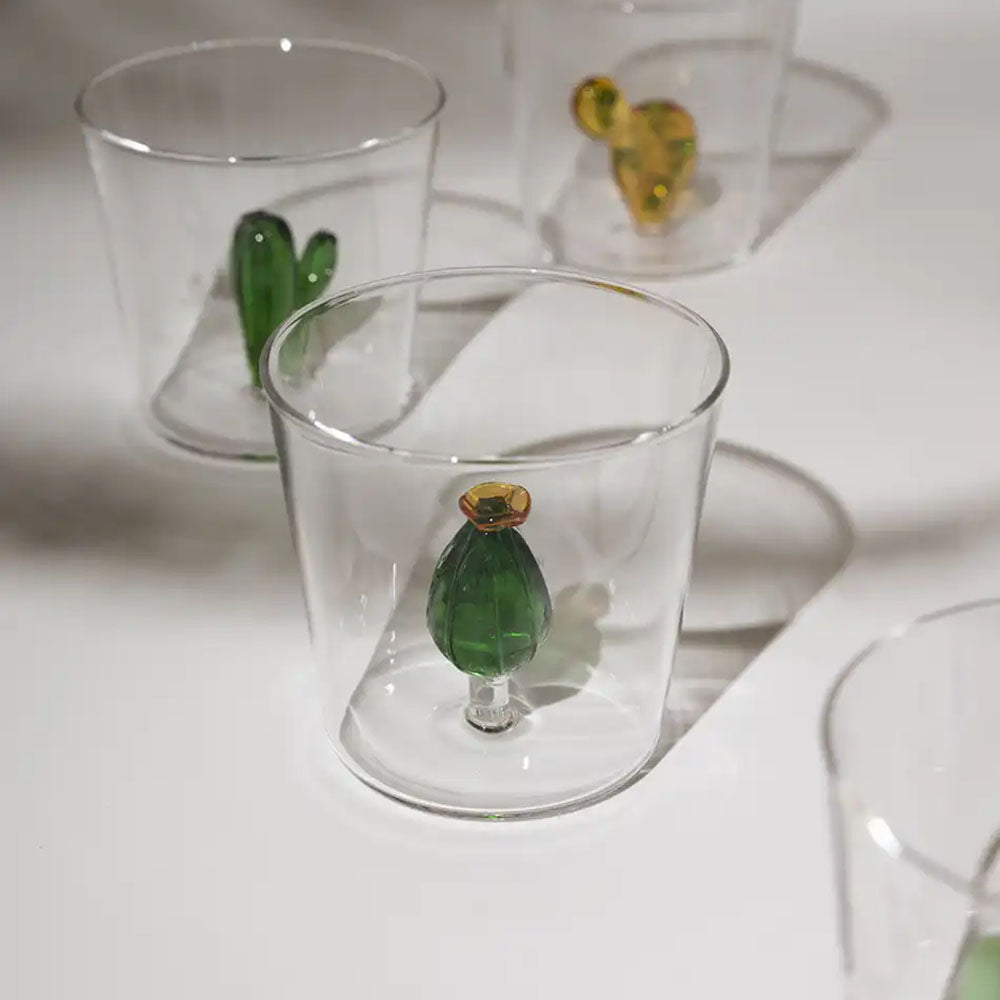 Ichendorf Milano Cactus Tumbler Amber Flower