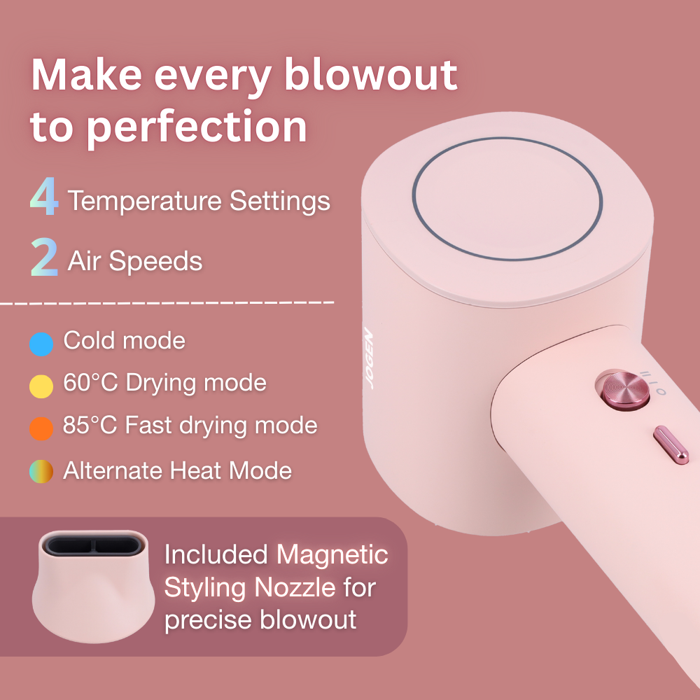 JOGEN HD 4315 High Speed Mini Hairdryer 1100W (Grey) - image 5