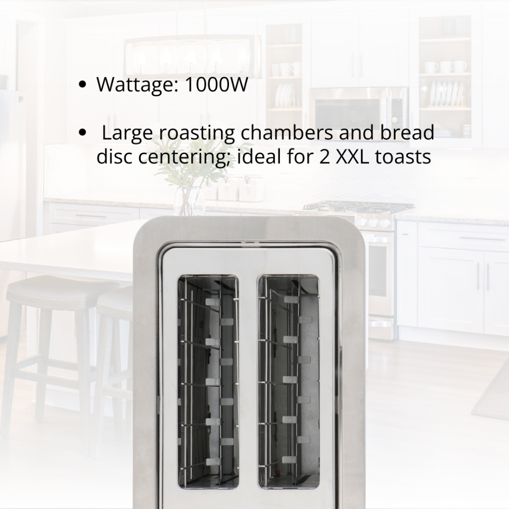 JOGEN BT 2215 Two Slot Automatic Bread Toaster 1000W - image 2