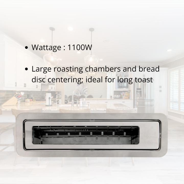 JOGEN BT 2216 Single Long Slot Automatic Bread Toaster 1100W - image 2