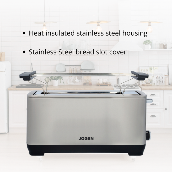 JOGEN BT 2216 Single Long Slot Automatic Bread Toaster 1100W - image 4